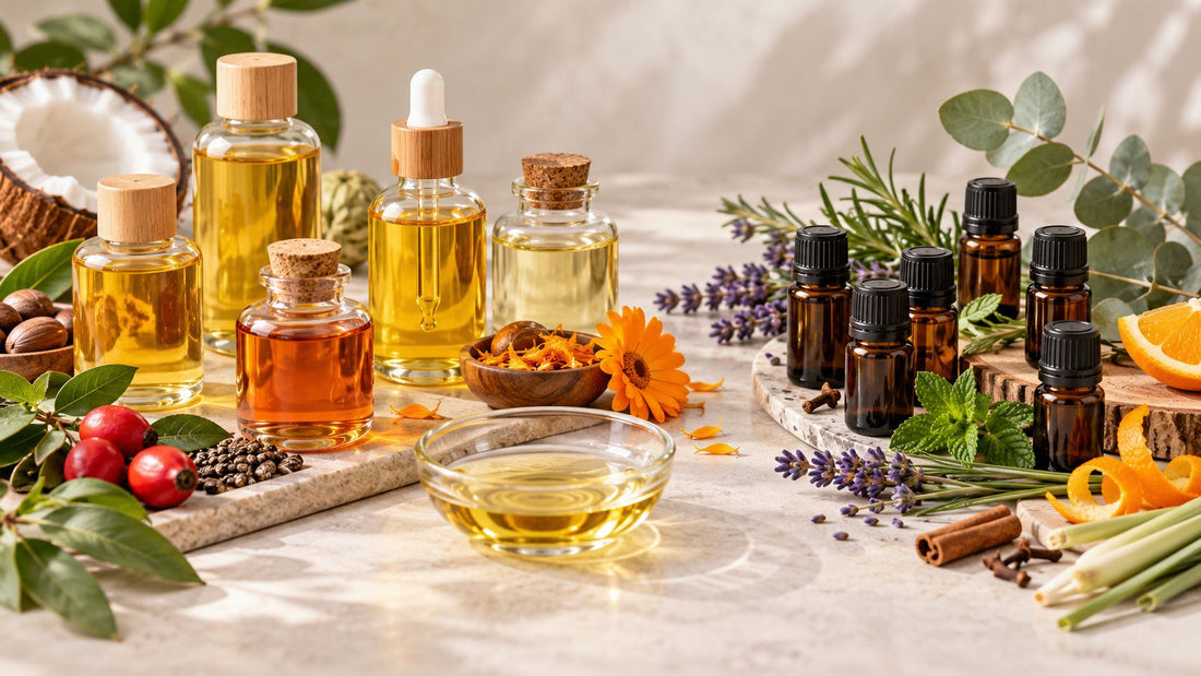 Aceites vegetales y aceites esenciales: diferencias, usos y cómo combinarlos