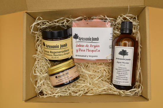 Coffret Cadeau Kit Complet - Noël, Nouvel An, Anniversaire, Anniversaire, Hydratant, Savon Naturel, Crème Mains, Cosmétiques Naturels et Vegan