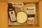 CAJA REGALO LIMPIEZA TOTAL - kit regalo, navidad, cumpleaños, amigo invisible, cosmética natural, jabón natural, limpieza facial.