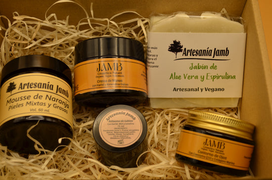 KIT PIEL MIXTA - Navidad, Reyes, Cumpleaños, Aniversario, San Valentin, Regalo, Detalle, Jabón Natural, Crema Hidratante, Cosmética Natural y Vegana