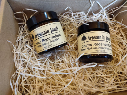 Crema Reparadora - Piel Seca y Sensible, Con Karité y Caléndula, Crema Facial, pieles sensibles y atópicas dermatitis, rosácea, ezcemas, muy hidratante y nutritiva.