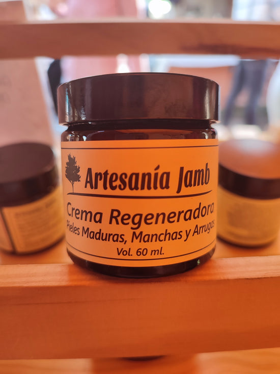 Crema Regeneradora - Crema de Noche, pieles maduras, Antimanchas, Antiarrugas. crema natural, crema facial, reafirmante y antioxidante.