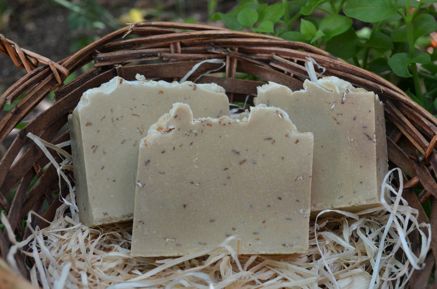 Oatmeal and Honey Soap - artisan soap, natural soap, ideal for sensitive skin and babies, very emollient and nourishing, slightly exfoliating.