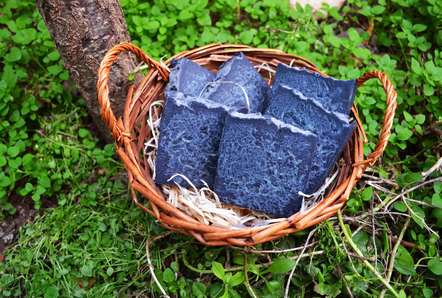 Activated Carbon Soap - natural soap, artisan soap, exfoliating and astringent, removes impurities, actiacne treatment, peeling effect