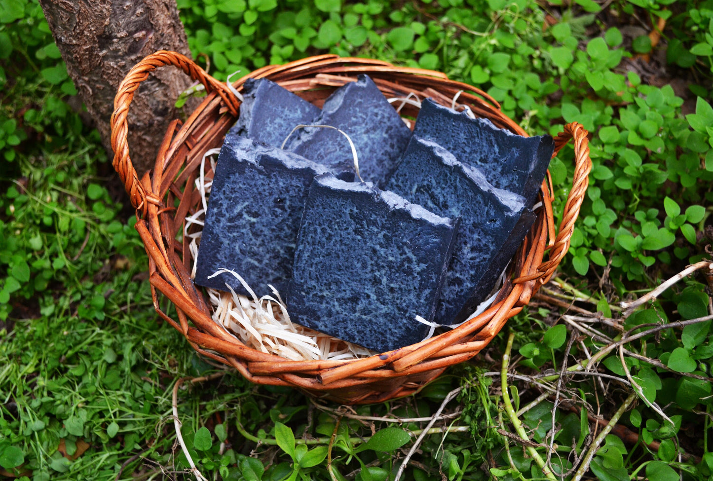 Activated Carbon Soap - natural soap, artisan soap, exfoliating and astringent, removes impurities, actiacne treatment, peeling effect