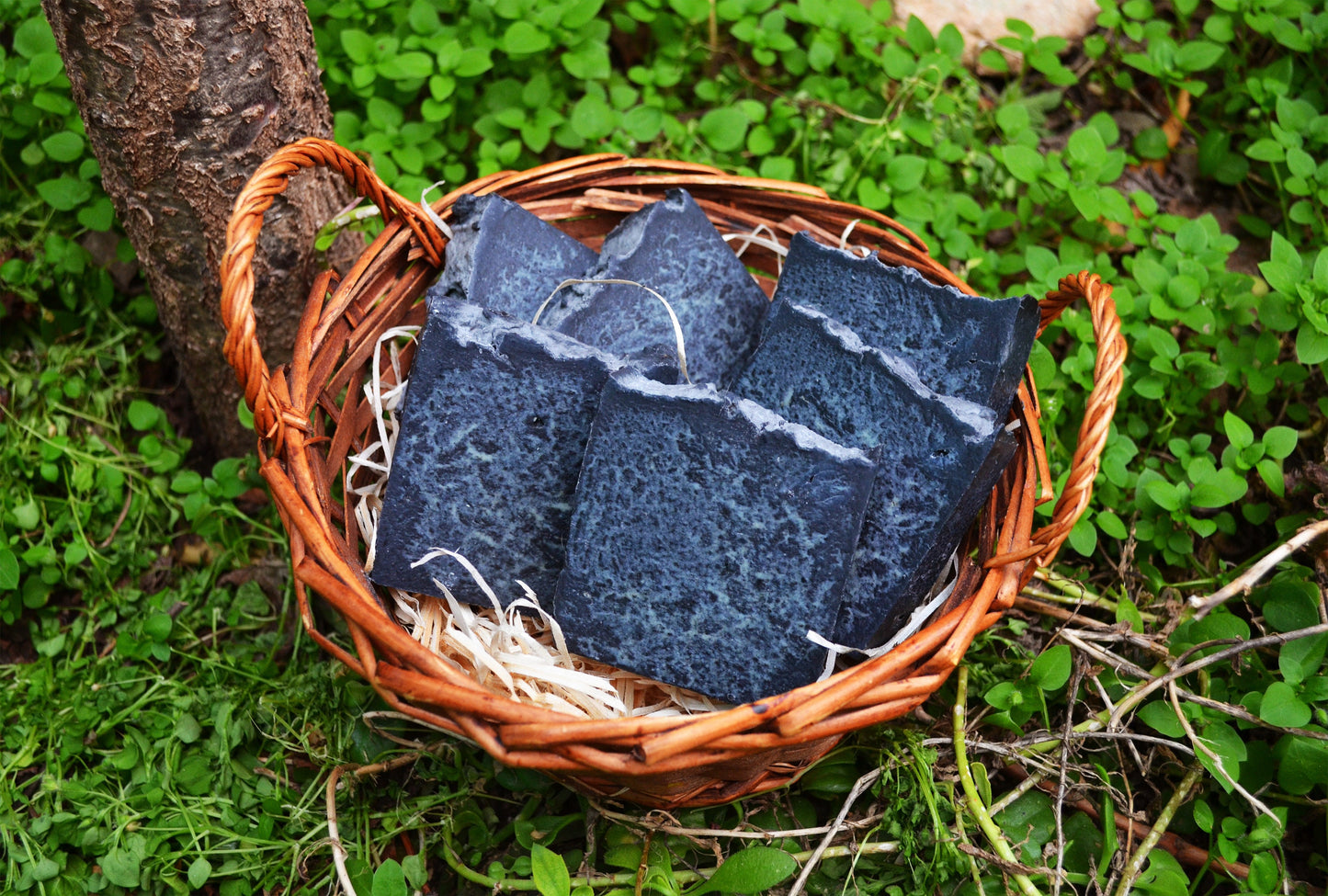 Activated Carbon Soap - natural soap, artisan soap, exfoliating and astringent, removes impurities, actiacne treatment, peeling effect