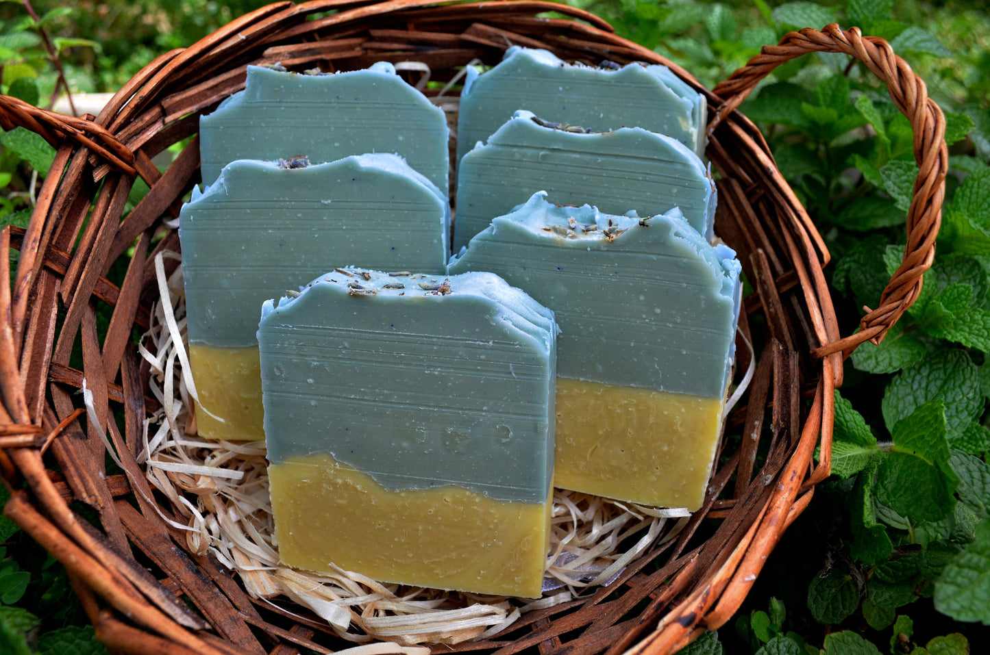 Lavender and Rosemary Soap - antiseptic and fungicidal soap artisan soap natural soap analgesic anti-inflammatory calming and healing.